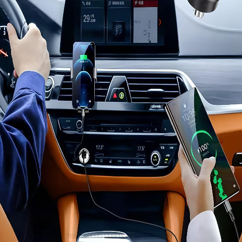 Kompaktný automobilový nabíjač – Dvojportový USB a rýchly