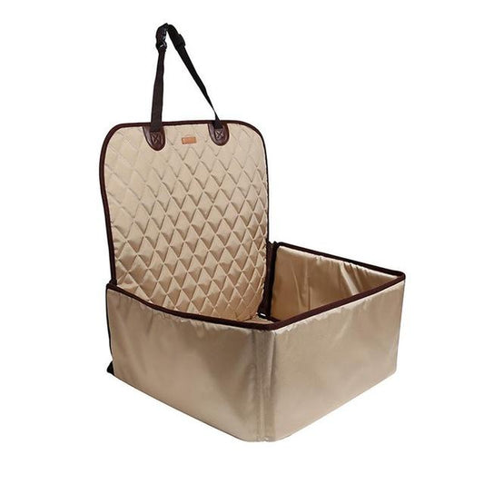 Siège Auto Surélevé Pour Chien — Confort Et Sécurité Pendant Le Voyage