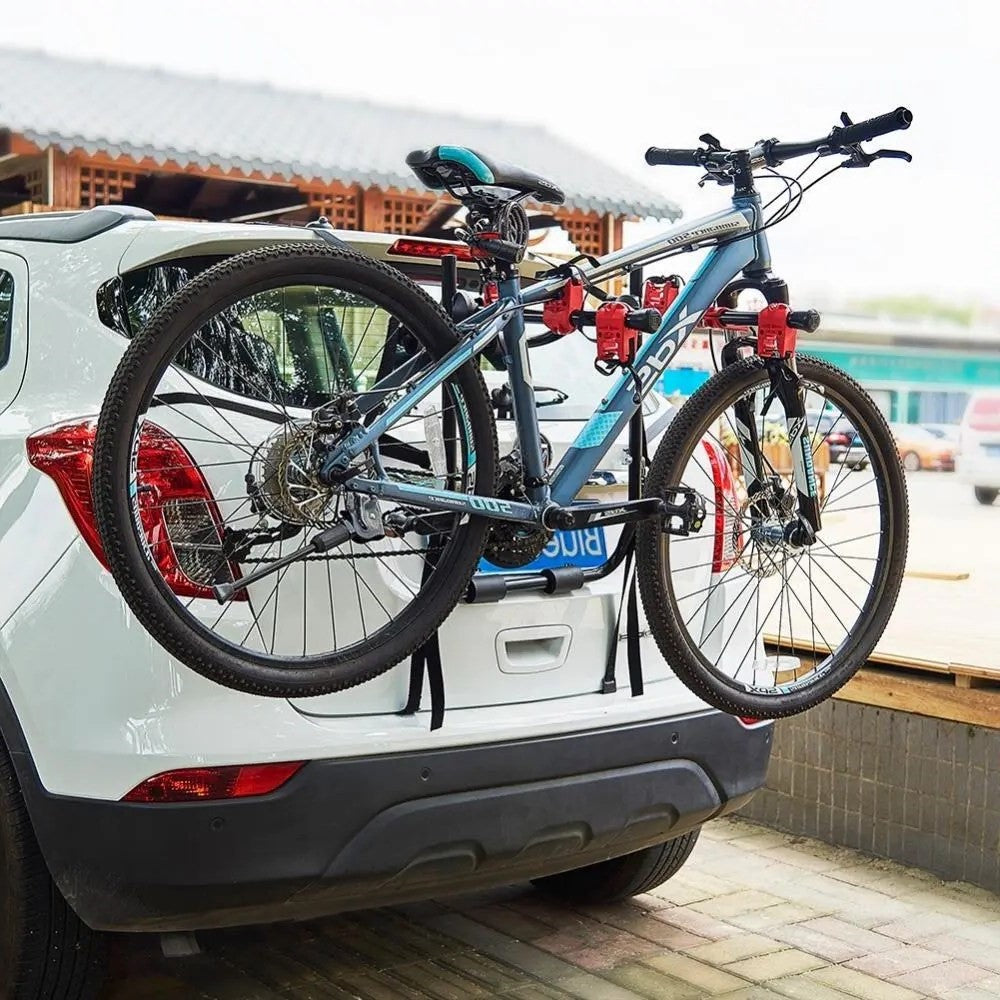 Porte-Vélos De Coffre Pour Voiture — Sécurité Renforcée En Trajet