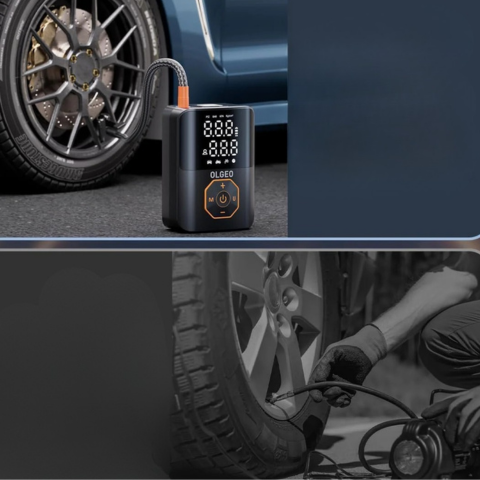 Mini Bærbar Bilkompressor – Effekt 18000mAh