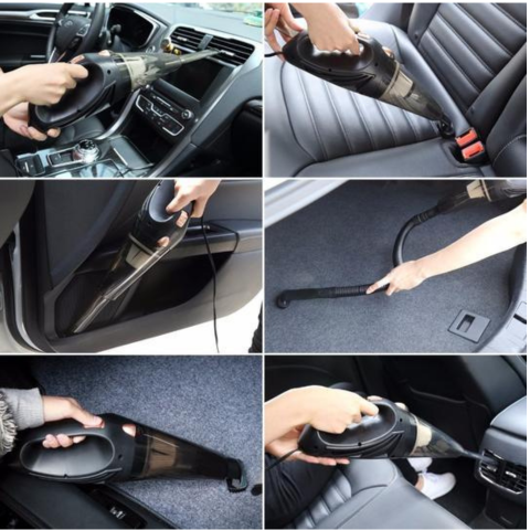 Aspirator Auto Portabil – Curățenie Rapidă și Fără Efort