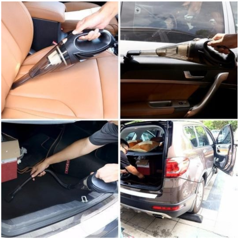 Aspirator Auto Portabil – Curățenie Rapidă și Fără Efort