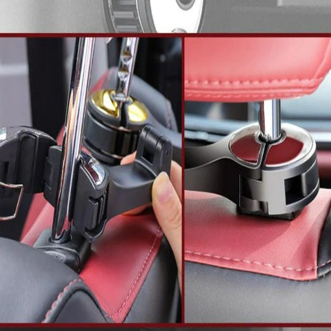 Telefonsupport und Tasche für Kopfstütze – 2-in-1 praktisch