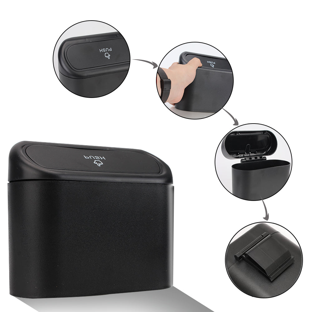 Odpadkový koš do auta s víkem