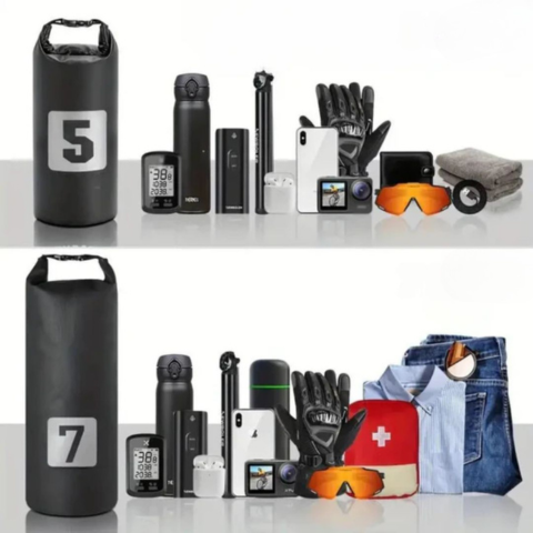 سلة دراجات أمامية مقاومة للماء - سعة مدمجة وكبيرة