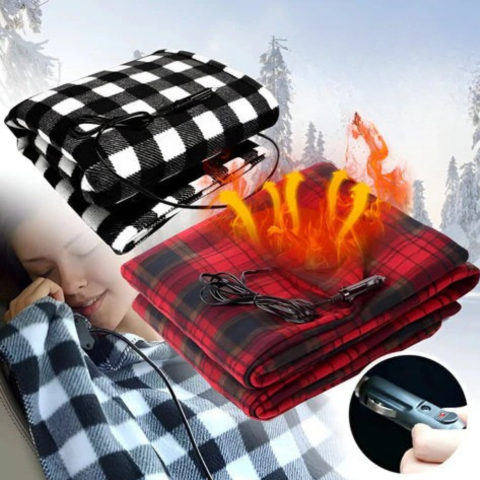 Pătură Încălzită pentru Mașină 12V — Confort și Căldură în Iarnă