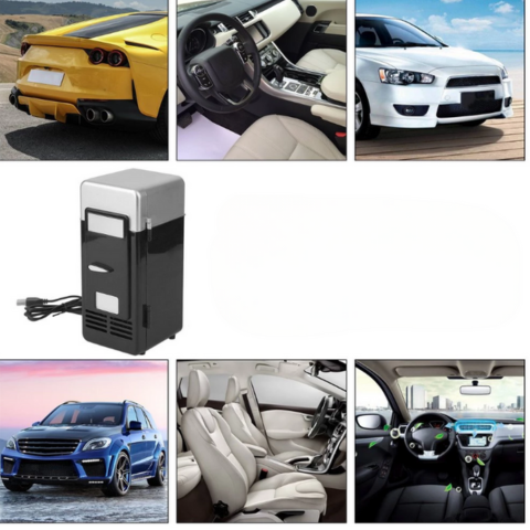 Mini USB-koelkast 5V 10W — Ideaal voor Kantoor en Auto