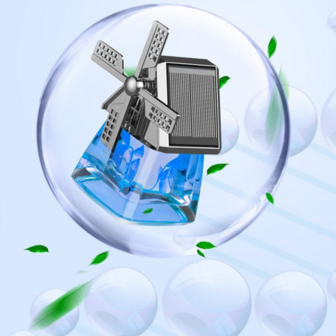 Dispozitiv de parfumare solar pentru mașină — prospețime continuă fără baterie