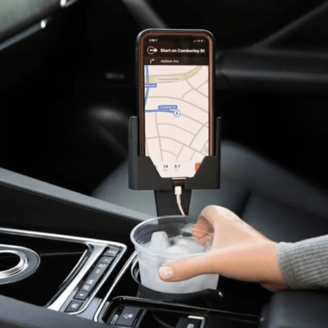 Support De Téléphone Multifonction 2 En 1 — Compatible Tous Smartphones