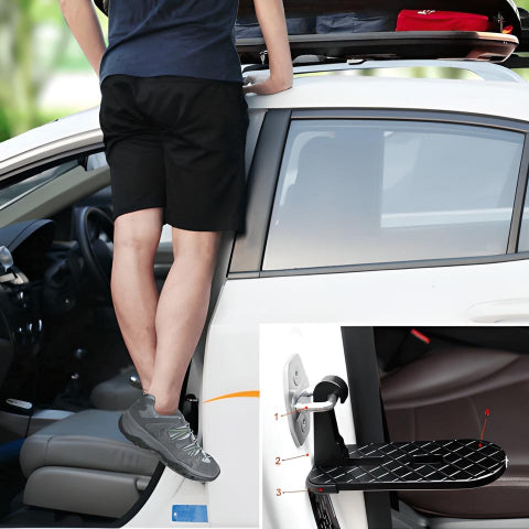 Scara auto multifuncțională – Acces pe acoperiș și unealtă de urgență