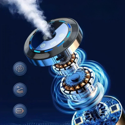 Diffuseur D’Arômes Lumineux Pour Voiture — Purificateur & Ambiance LED