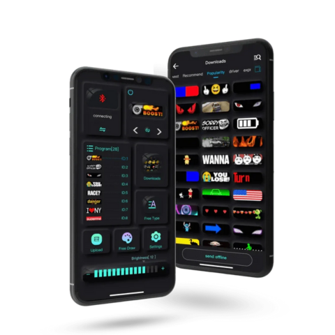 LED Auto Display Paneel – Persoonlijke Tekst En Motieven