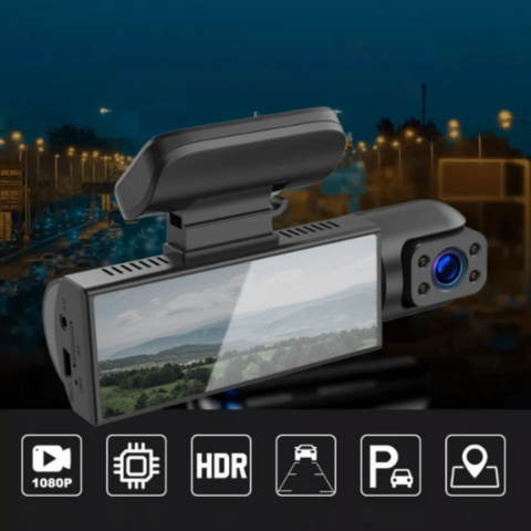 Dashcam HD Intelligente – Parcheggio Sicuro E Guida Protetta