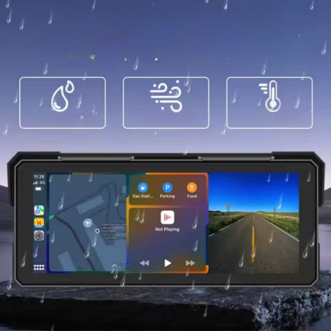 Système Multimédia Moto — GPS, Musique & Contrôle Intelligent