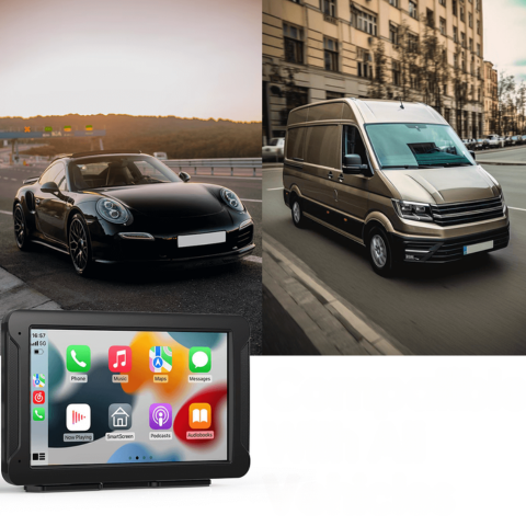 Système Multimédia Multifonction Pour Voiture — GPS, Musique & Caméra De Recul