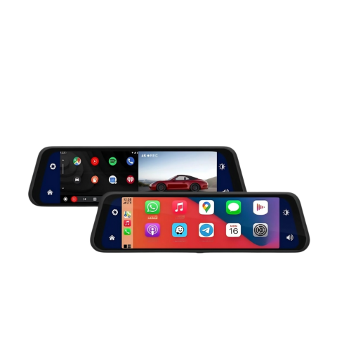 Inteligentne lusterko wsteczne z przednią i tylną kamerą - wizja HD i wspomaganie parkowania