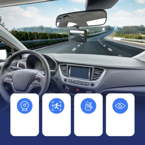 Dashcam Voor En Achter – Continue Bewaking Van Uw Voertuig