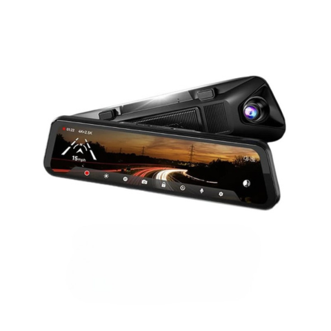 HD Bilkamera Med Touchskærm — HD Dashcam 10 Tommer Til Bil