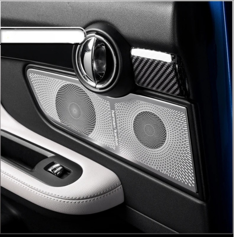 Couvre Haut-Parleurs De Porte Avant Et Arrière Pour Mini Cooper — Protection Et Design Élégant