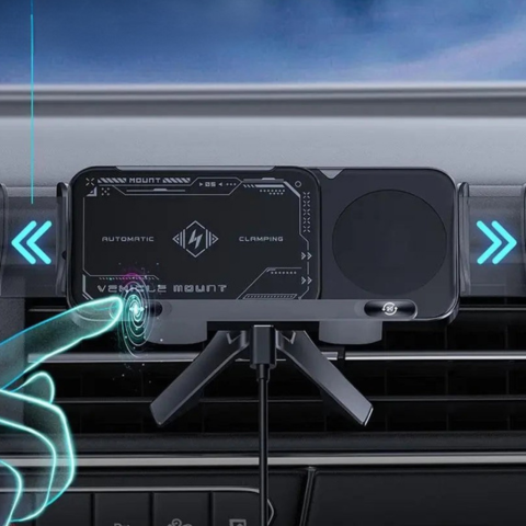 Support Téléphone Magnétique Pour Voiture — Fixation Rapide Et Sécurisée