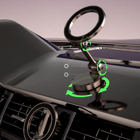 360° Magnetische Telefoonsteun voor Auto – Ultra-Stabiele Bevestiging