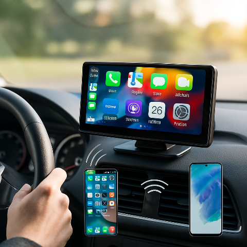 Kosketusnäyttöauto – Liitettyyn ajoon