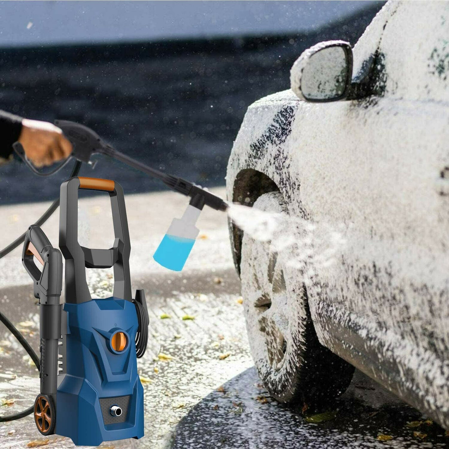 Vysokotlaký čistič elektrický — Výkon 3000 PSI pro intenzivní čištění