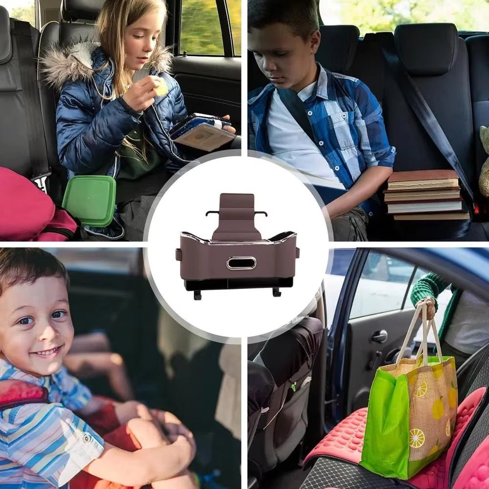 Οργανωτής πίσω καθίσματος με γάντζους και κουτί αποθήκευσης - Βελτιστοποιημένος χώρος & τακτοποιημένο αυτοκίνητο