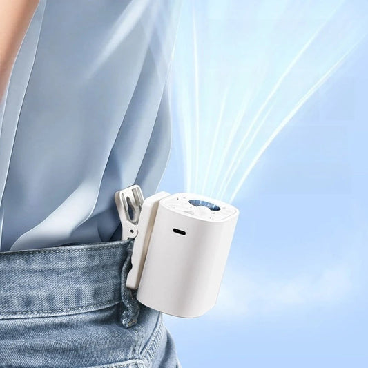 Oplaadbare Ventilator Met LED-scherm — Draagbare Koelte En Langdurige Batterij 