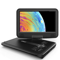 مشغل DVD محمول مع منفذ SD و USB — شاشة واضحة وعملية 