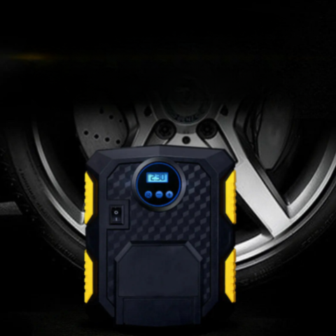 Compresor de Aire Portátil 12V – Inflado Rápido y Sin Esfuerzo 