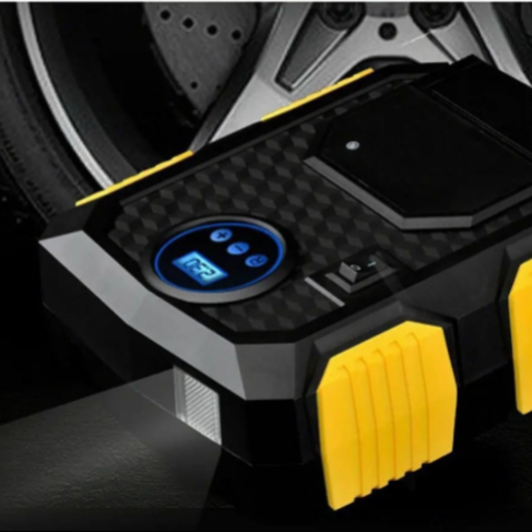 Compresor de Aire Portátil 12V – Inflado Rápido y Sin Esfuerzo 