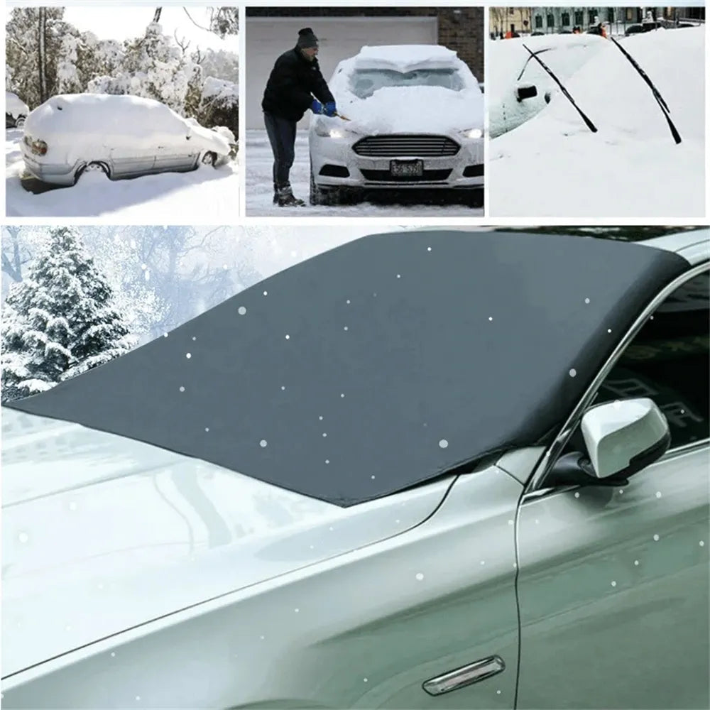 Magnetische Windschutzscheibenabdeckung — Schutz gegen Frost und Schnee 