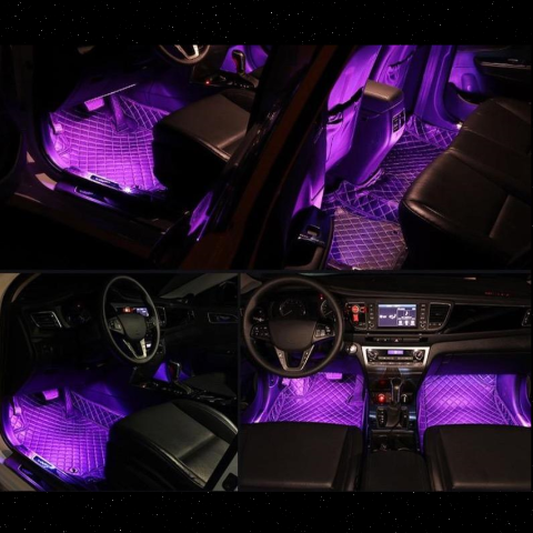 Lampka Ambiance LED do Samochodu – Stylowe Wnętrze 