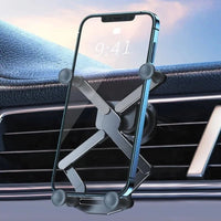 Támogatás Autós Telefon Állvány - 360°-os Forgatás & Automatikus Zár 