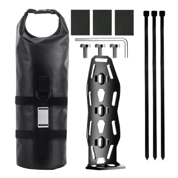 سلة دراجات أمامية مقاومة للماء - سعة مدمجة وكبيرة