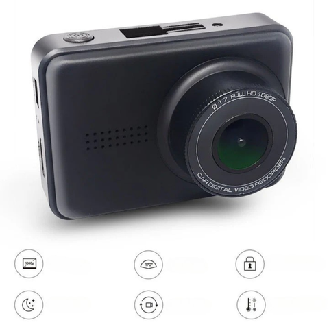Indbygget kamera 1080p – Bred vinkel 165° og klar vision 