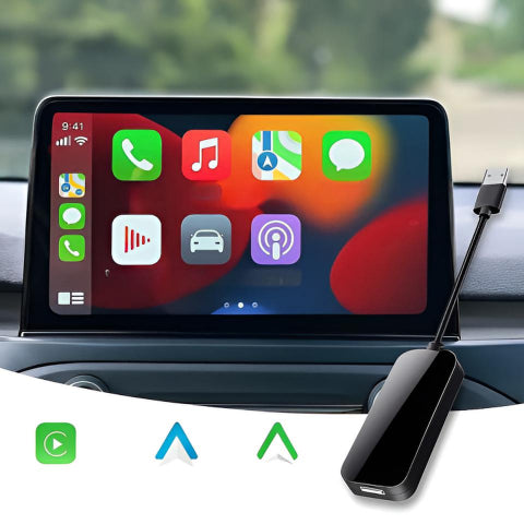 Univerzálny bezdrôtový automobilový adaptér — ľahko použiteľný CarPlay a Android Auto 