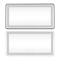 LED tükör napellenzőhöz autóba – állítható és újratölthető világítással 