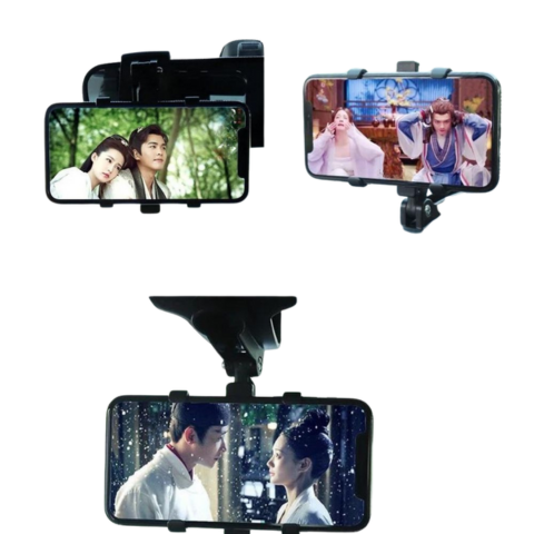 Support De Téléphone Voiture — Ajustable Et Fixation Solide
