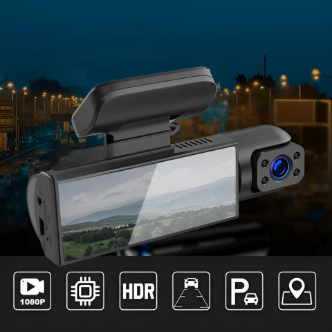 Dashcam Multifunzionale – Sorveglianza Completa per la Tua Auto 