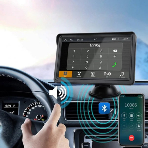 מערכת מולטימדיה לרכב — CarPlay ואנדרואיד אוטו ללא חוטים 