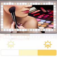 LED tükör napellenzőhöz autóba – állítható és újratölthető világítással 