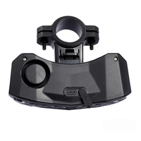 Multifunktionellt bakljus för cykel - blinkers, broms och larm