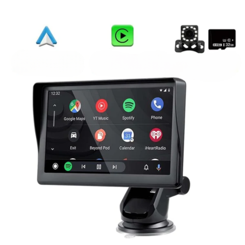 Pantalla Auto Inteligente – Navegación, Música y Cámara 