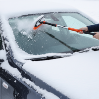 Spazzola per Neve e Raschietto Auto — Manico Regolabile e Rimovibile 