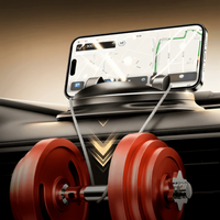 Soporte de Teléfono para Coche — Ajustable y Estabilidad Reforzada 