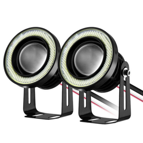 Faros Antiniebla de Coche LED — Iluminación Potente Impermeable 