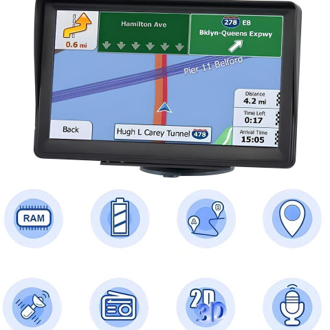 GPS Ajoneuvo Monitoiminen – Tarkat Reitit Ja Ohjausääni 