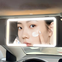 Auto-Spiegel mit LED-Beleuchtung – Einstellbare Helligkeitsstufen 